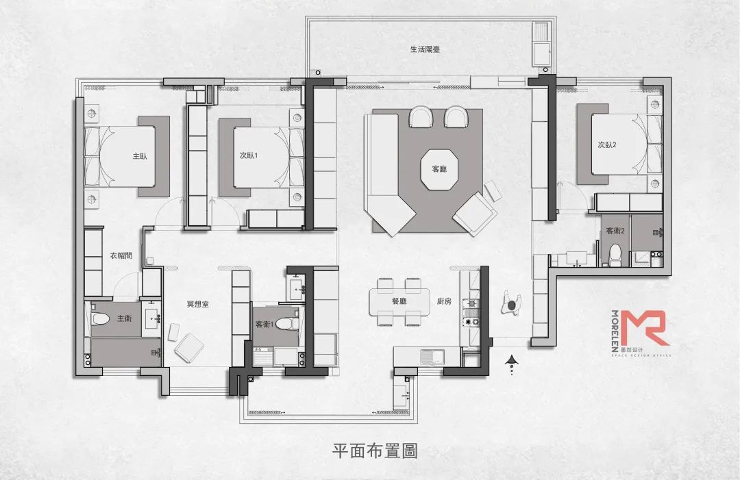 巧夺空间,以有界化无界丨墨然设计-46