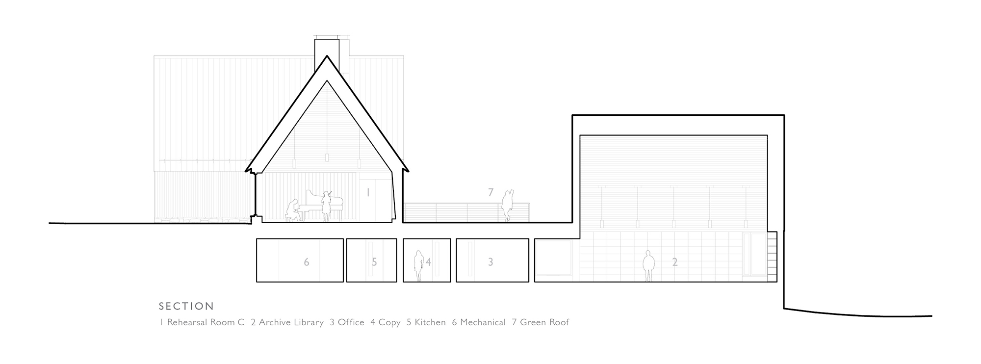 Marlboro Music Reich Rehearsal Building & Music Library / HGA-53