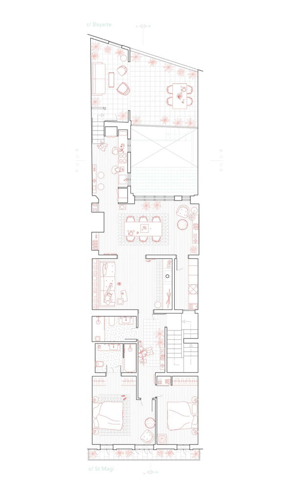 Coworking Sant Magì · 历史建筑改造的现代共享空间丨西班牙丨BARRI Studio-48