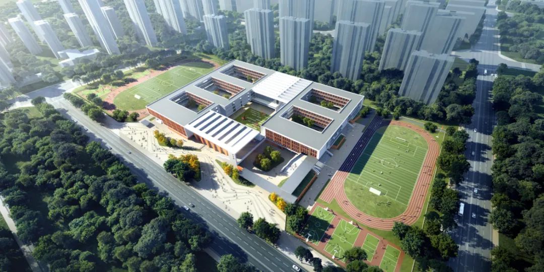  厚石设计丨安徽 九年一贯制学校  建筑设计 丨中国安徽-2