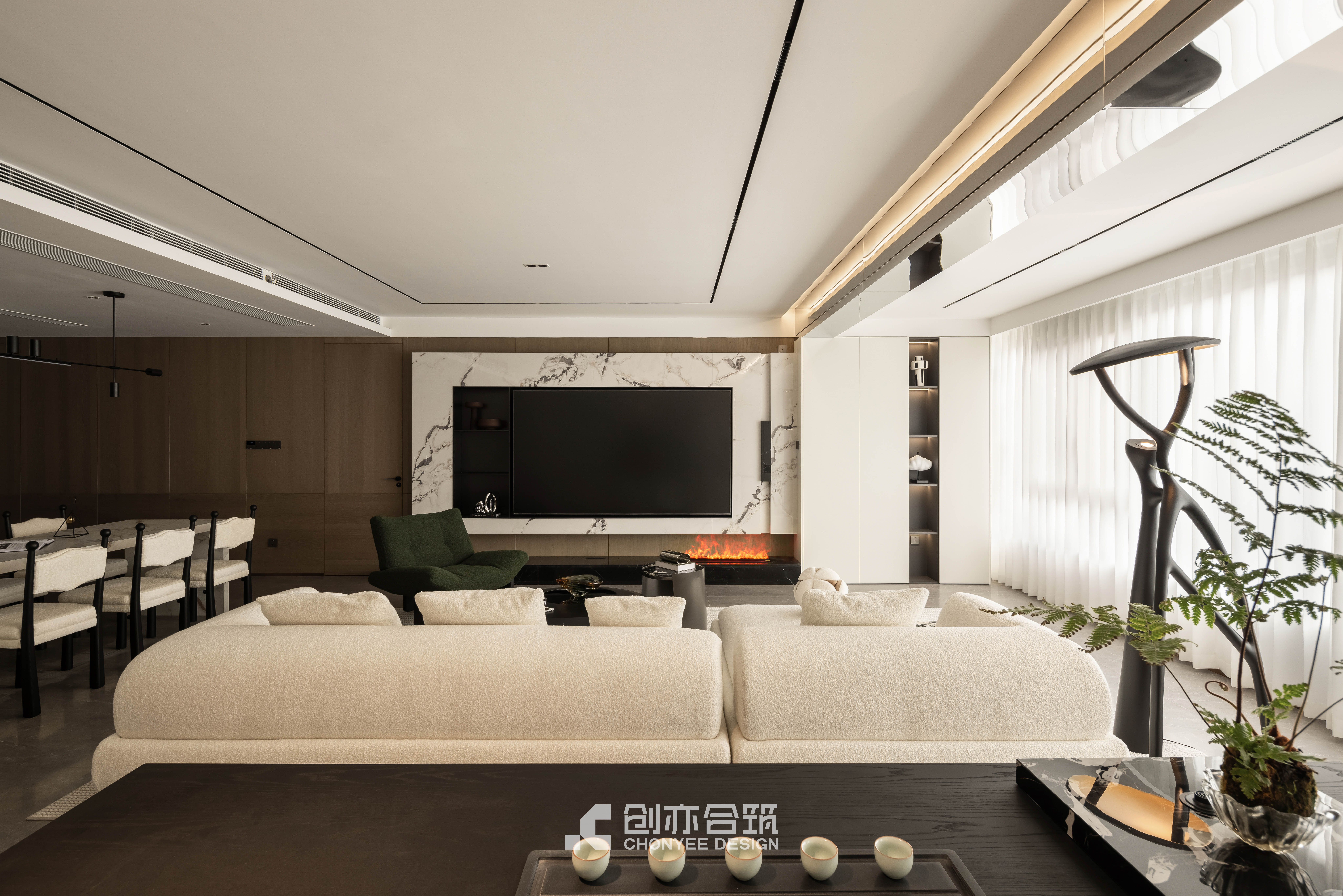 创亦合筑CHONYEE DESIGN｜长沙·华润长沙悦府220平-3