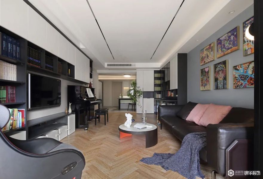 二胎家庭的 128㎡空间极致利用丨锦华装饰-17