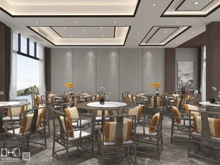 阳陂湖生态湿地景区餐厅 | 新中式风格的演绎-17