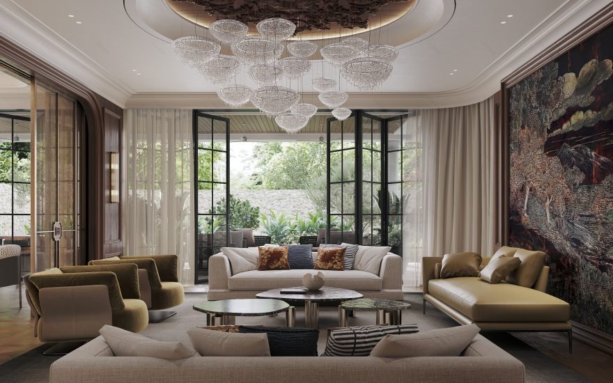 私人别墅室内设计丨VALERIYA NAZAROVA-14