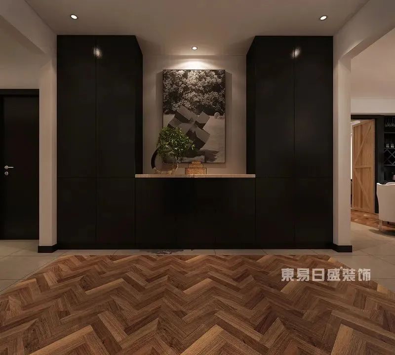 192㎡现代简约装修实景，暗黑系高端设计，动感格调并存-13