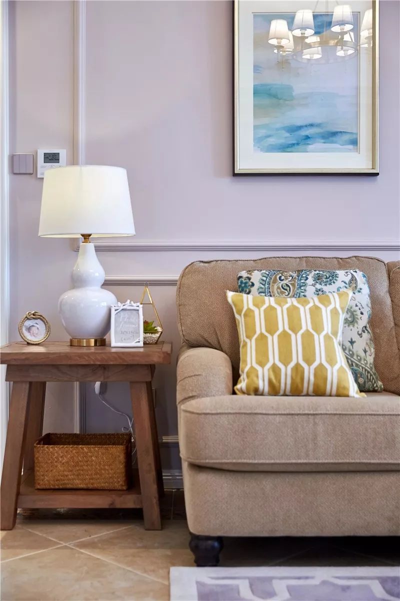 天津水郡花园 128㎡清新美式风格设计-29