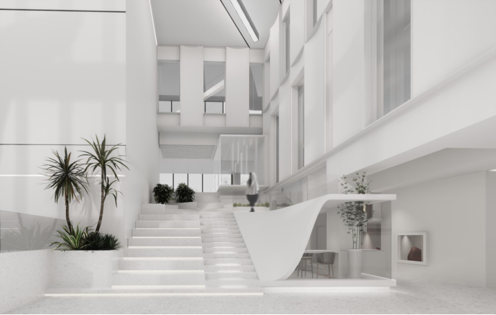 深白 · 国际单位办公楼室内设计丨象蝶设计-60