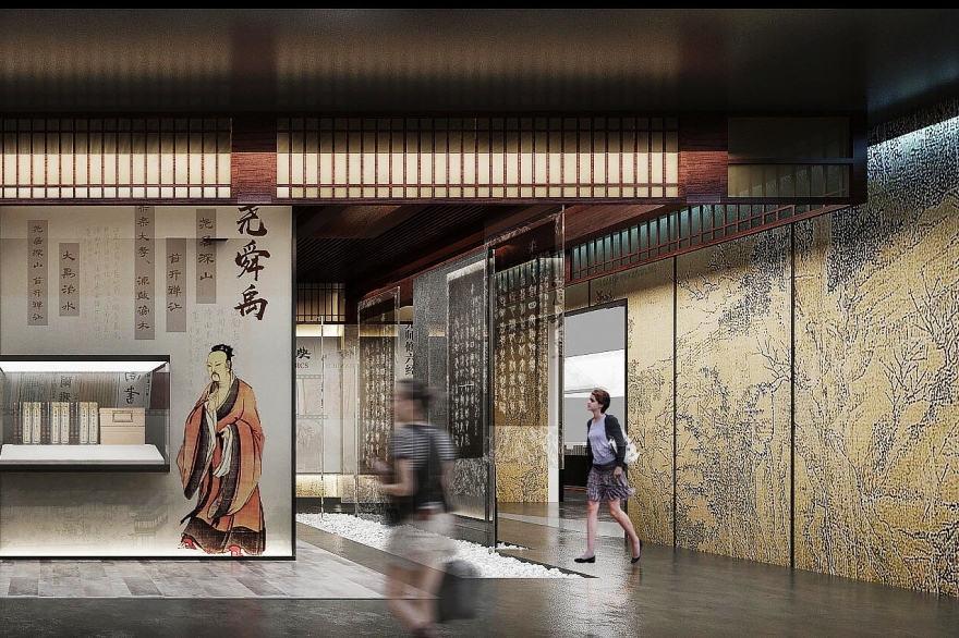 专注空间叙事:苏州展厅-26