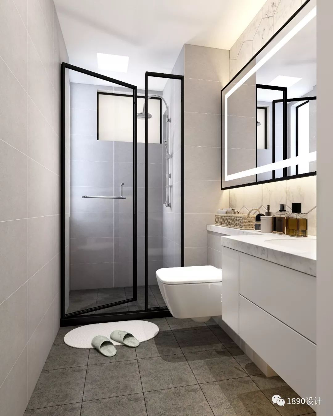 万科森林公园 242㎡通厅设计，折纸概念让空间更立体-77