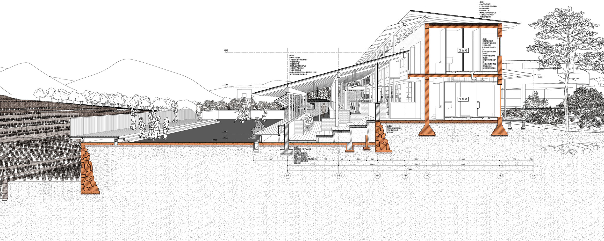 在遗址中的建造 · 联合村社区中心丨中国攀枝花丨合造社建筑设计事务所-96