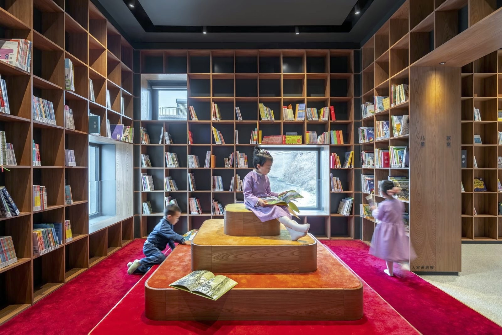 SQUARES in Tianshui Library  and Daycare / SAKO Architects-17
