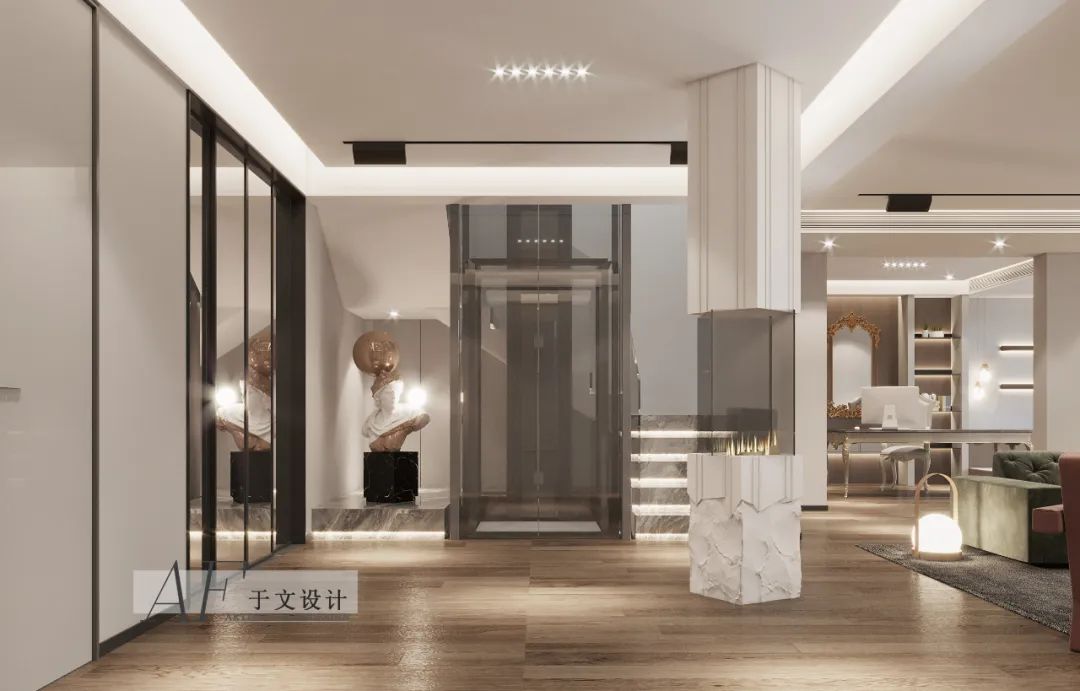 龙湖·天宸原著 330㎡轻奢法式叠墅,融合与创意的空间叙事-48