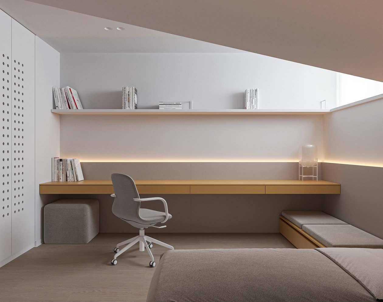 110㎡浅色系住宅设计-24