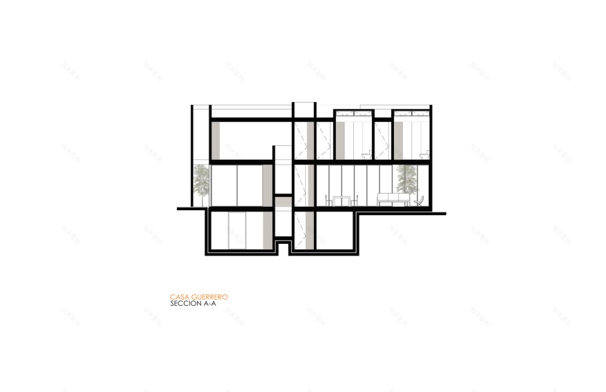 墨西哥别墅设计,双层空间与私密庭院相融合-28