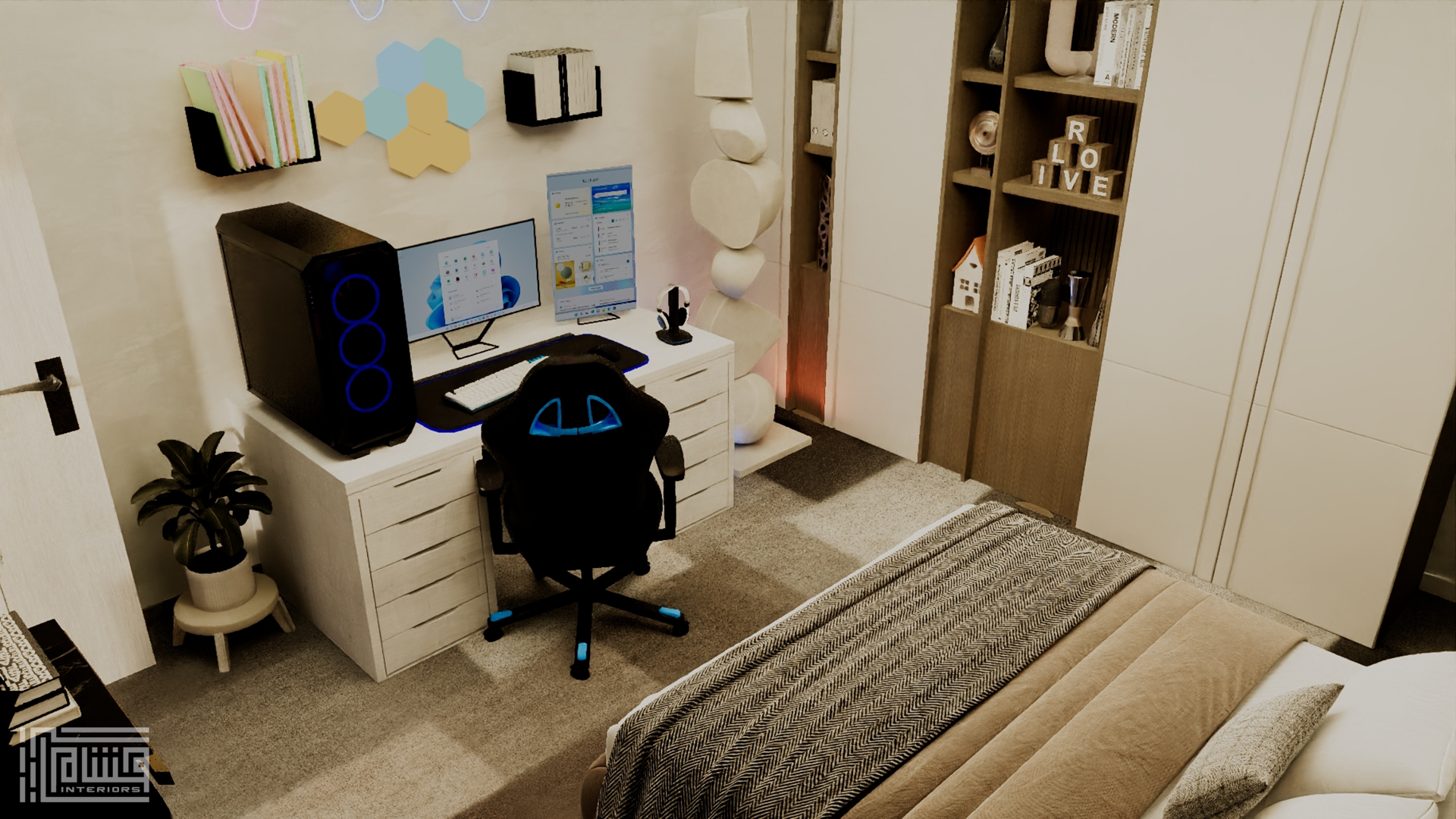 Gaming Boy Bedroom INTERIOR DESIGN-7
