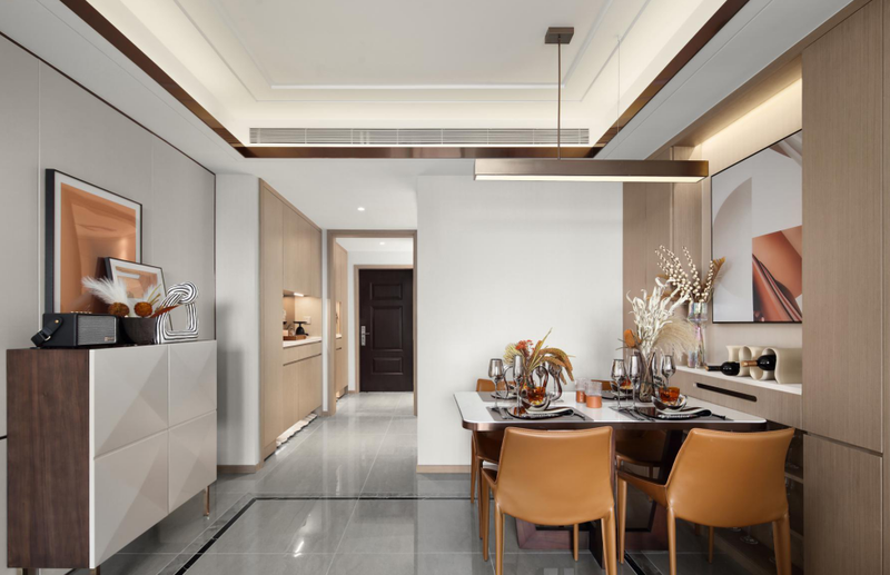 肇庆世茂滨江壹号样板间设计 | 空谷茗悠，知味赏韵-96