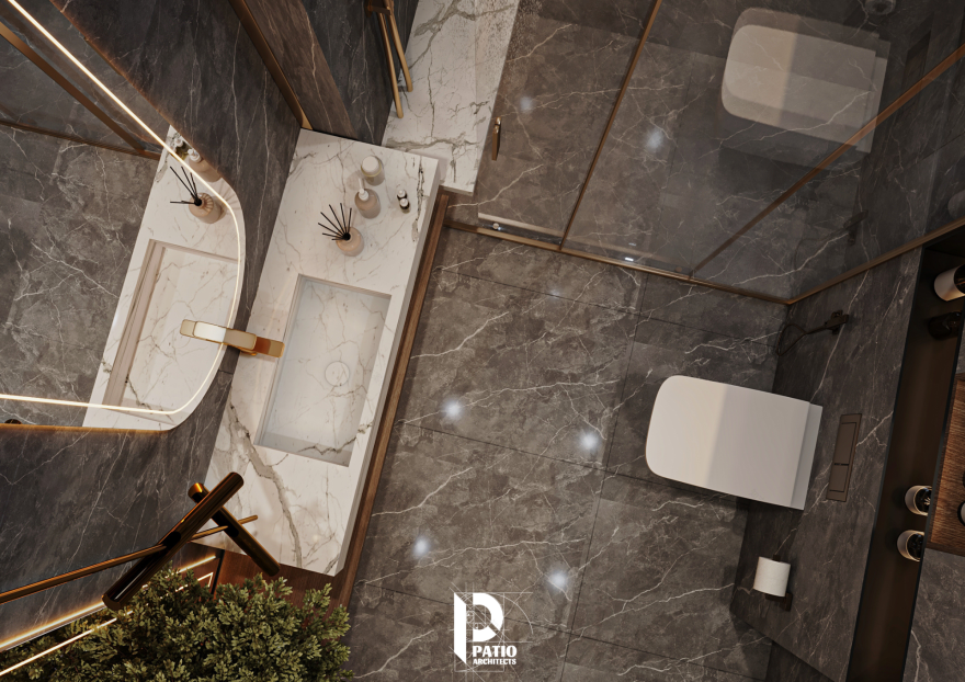 Two Bathrooms Interior Design Concept-8