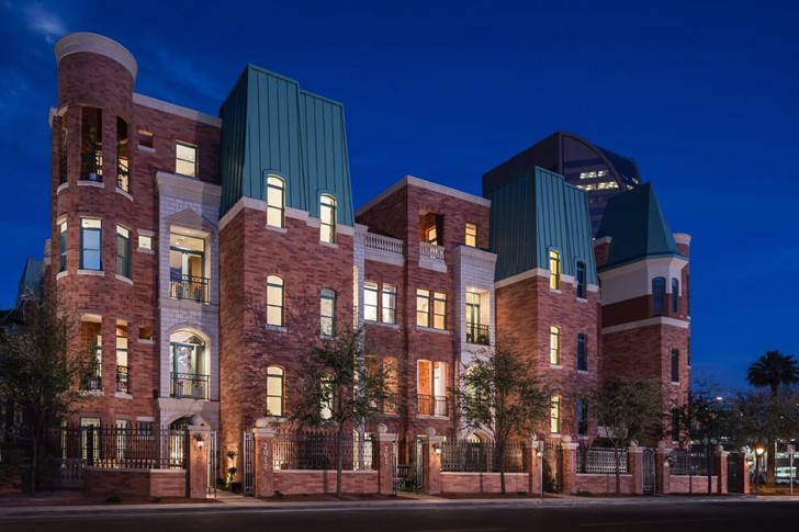 繁华都市中的五层红砖别墅-30