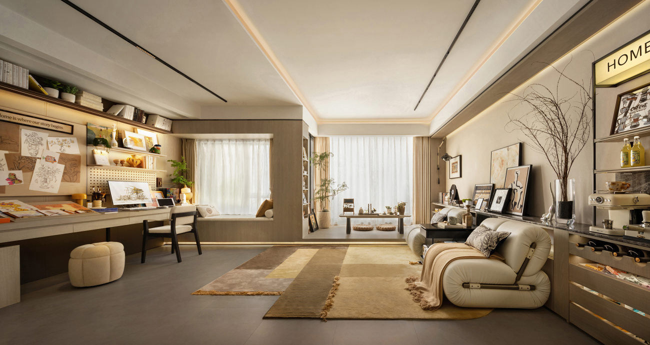 赛拉维设计 | 华润置地公园上城样板间-9