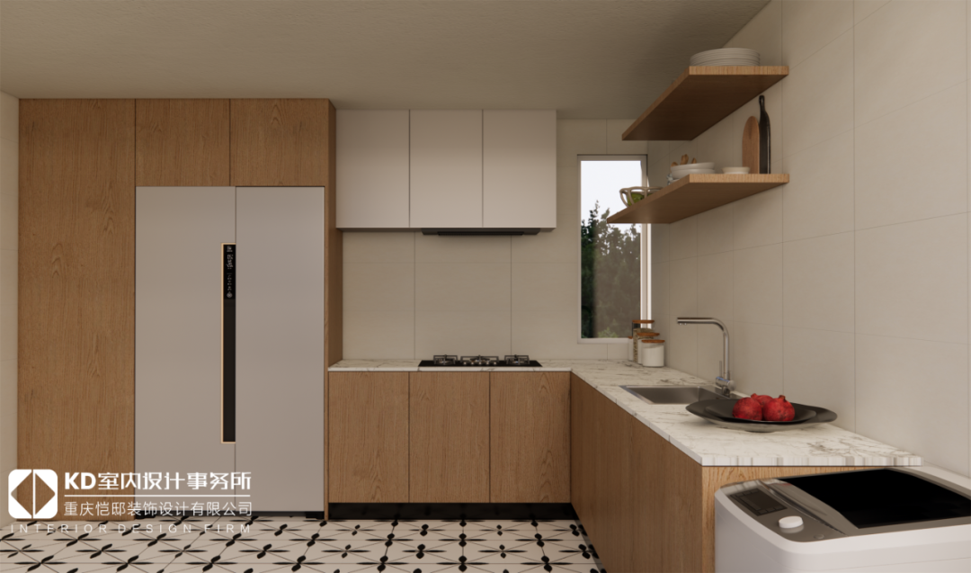 重庆龙湖西苑原木风住宅丨中国重庆丨KD室内设计事务所-35