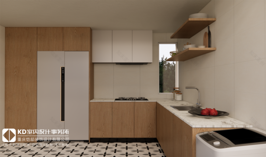 重庆龙湖西苑原木风住宅丨中国重庆丨KD室内设计事务所-35