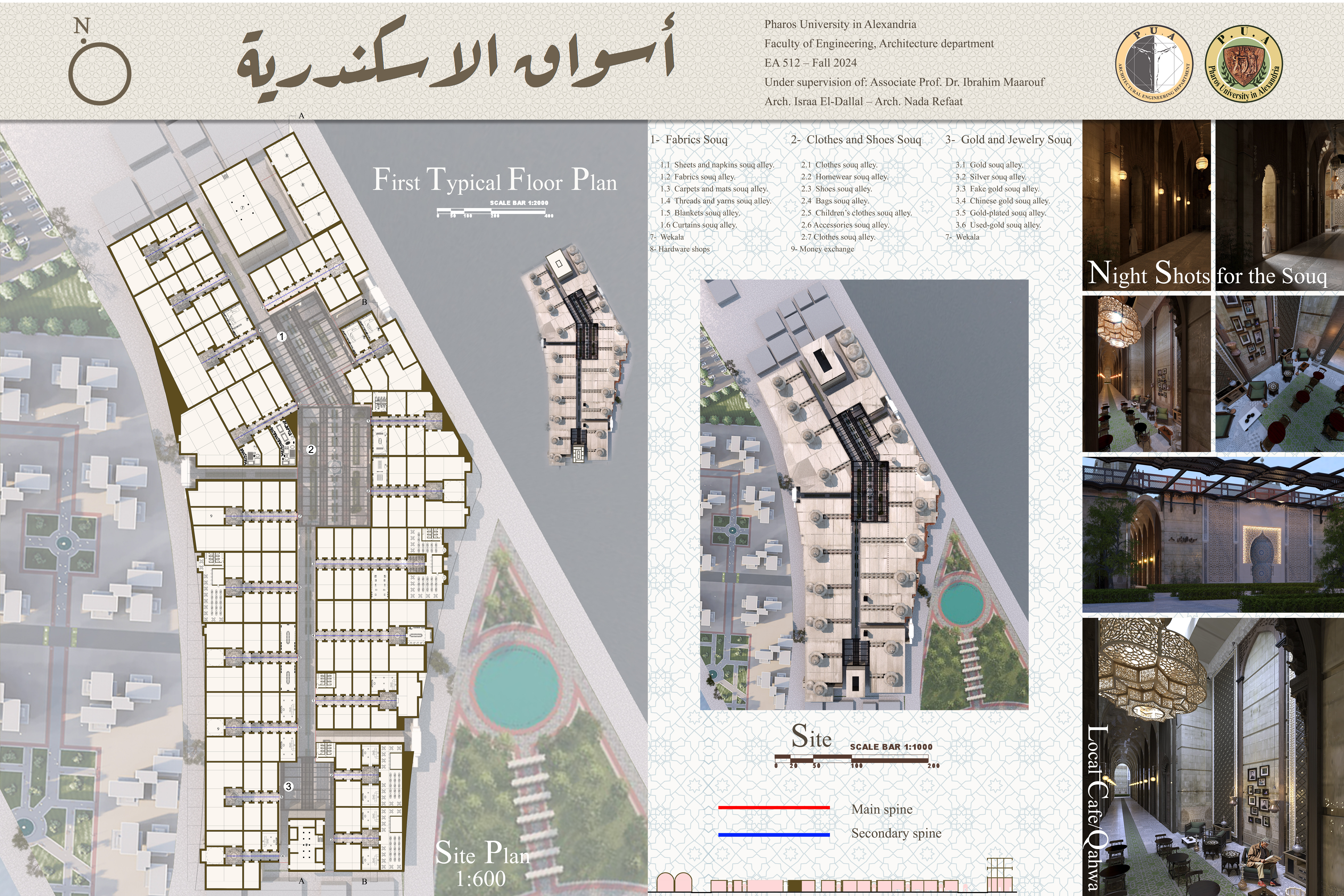 Ale·andria Souqs 设计丨埃及亚历山大丨Pharos 大学建筑系-15