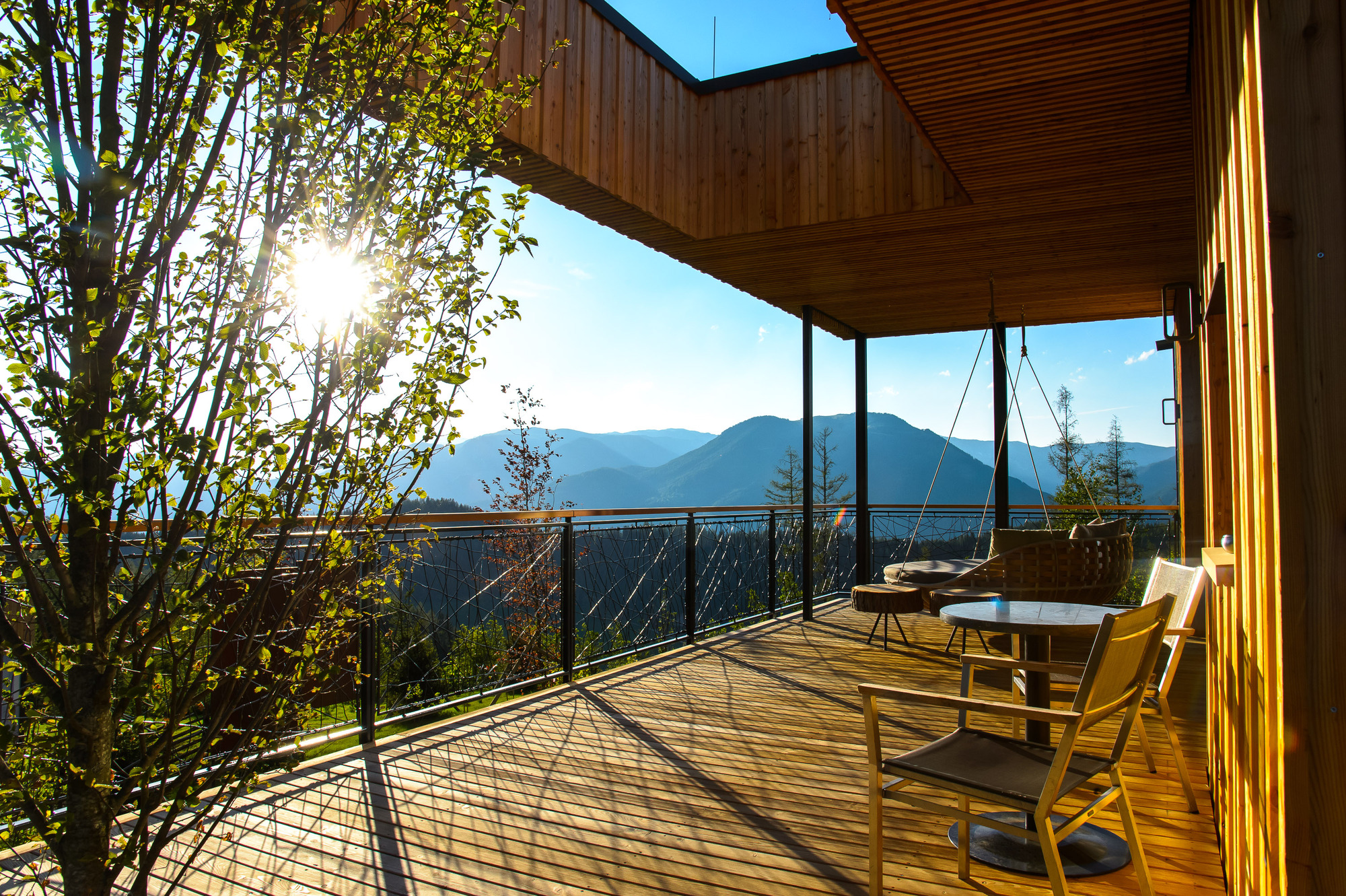 奥地利山景木屋丨Viereck Architects-27