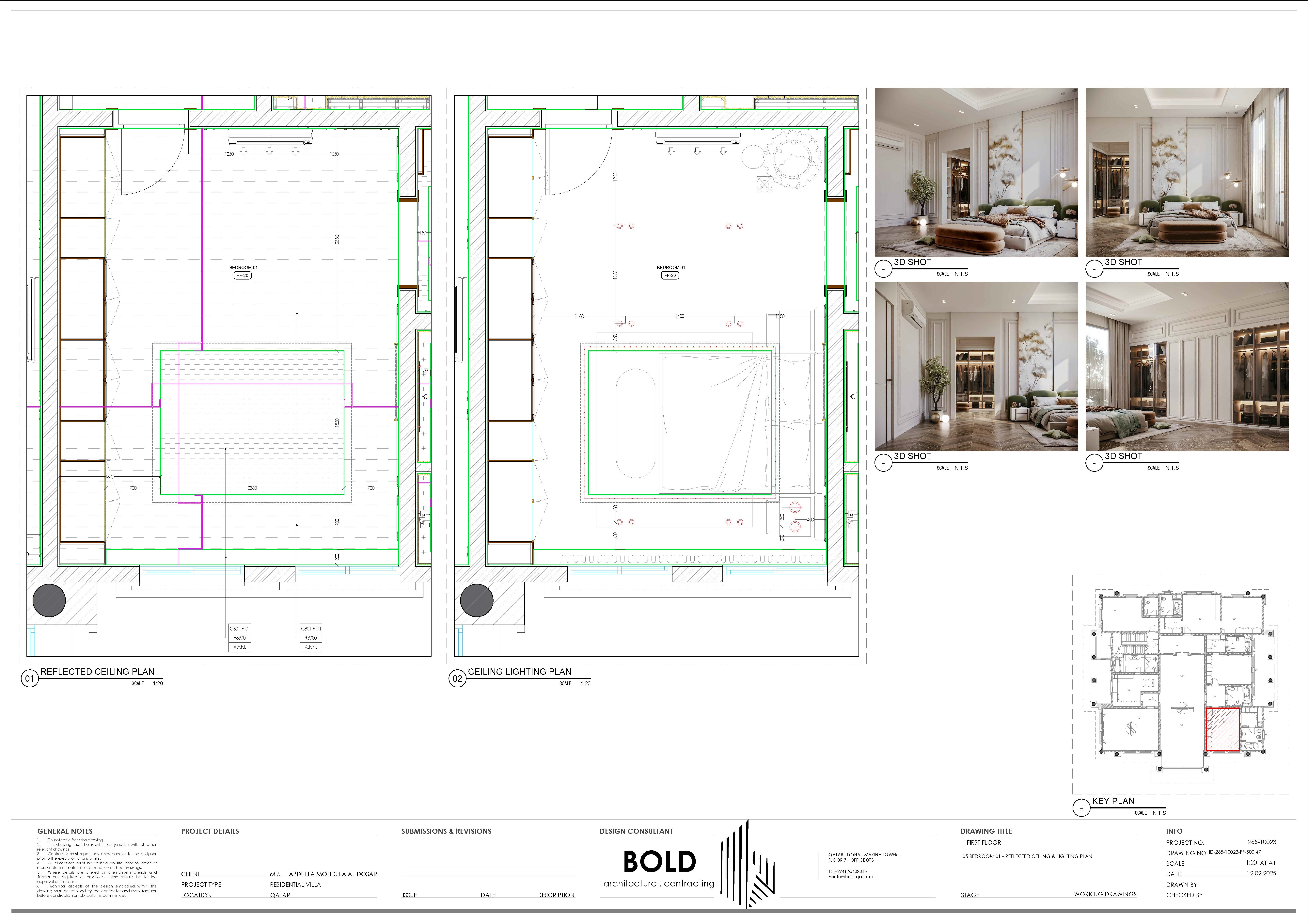 卧室技术图纸相关项目丨卡塔尔丨BOLD.CO-4