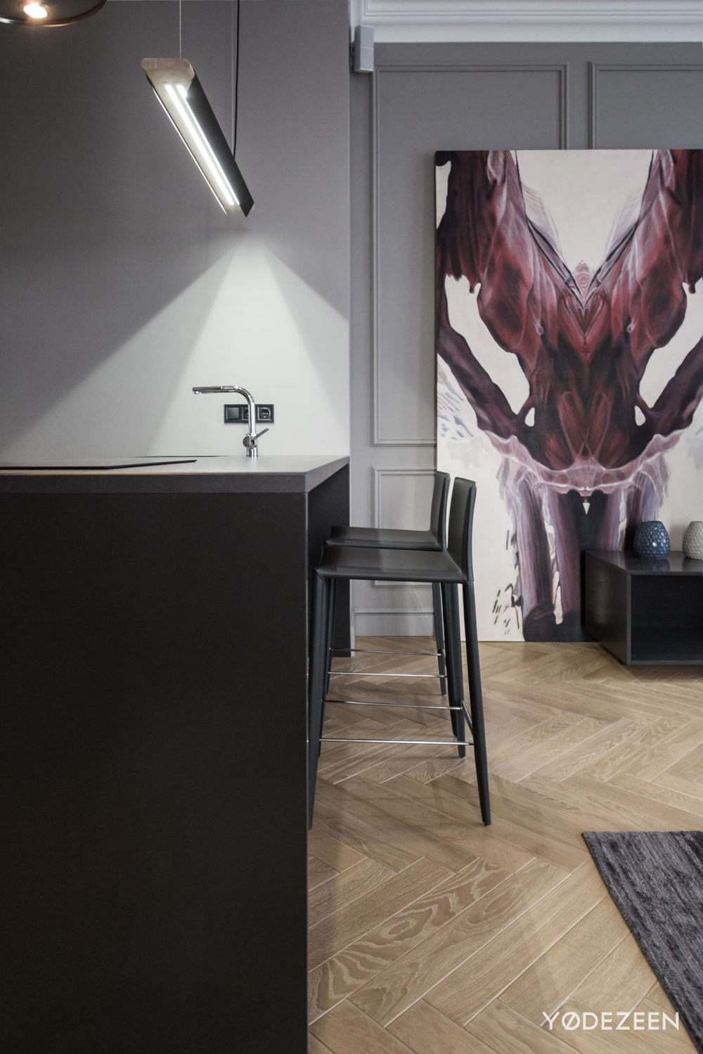 现代欧式混搭风某国外样板房设计-3