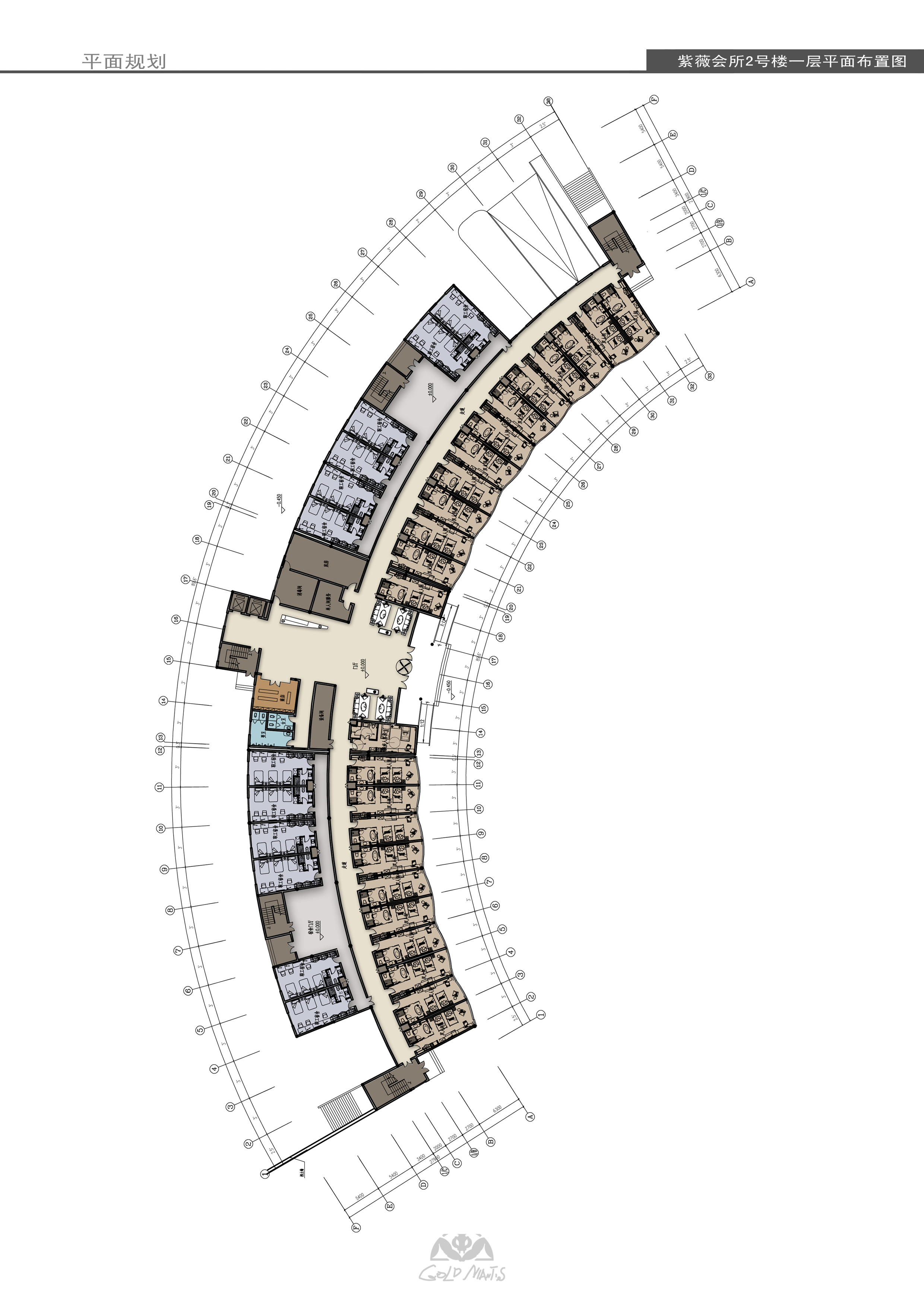 金螳螂  新中式风格紫薇园会所室内概念方案高清效果图-25
