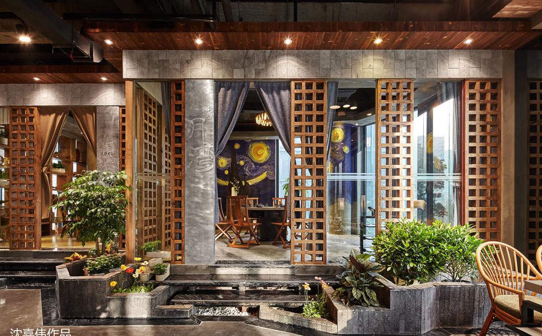 火锅店丨沈嘉伟设计作品—园里火锅-5