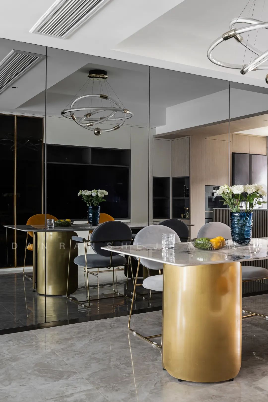 重庆舜山府现代雅奢住宅丨中国重庆丨澹然设计,橙色软装-46