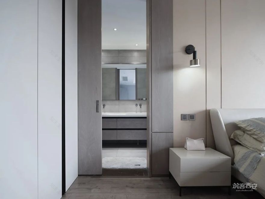 “哑”致拾光 · 现代简约大平层私宅设计丨中国西安丨陈辉设计-42