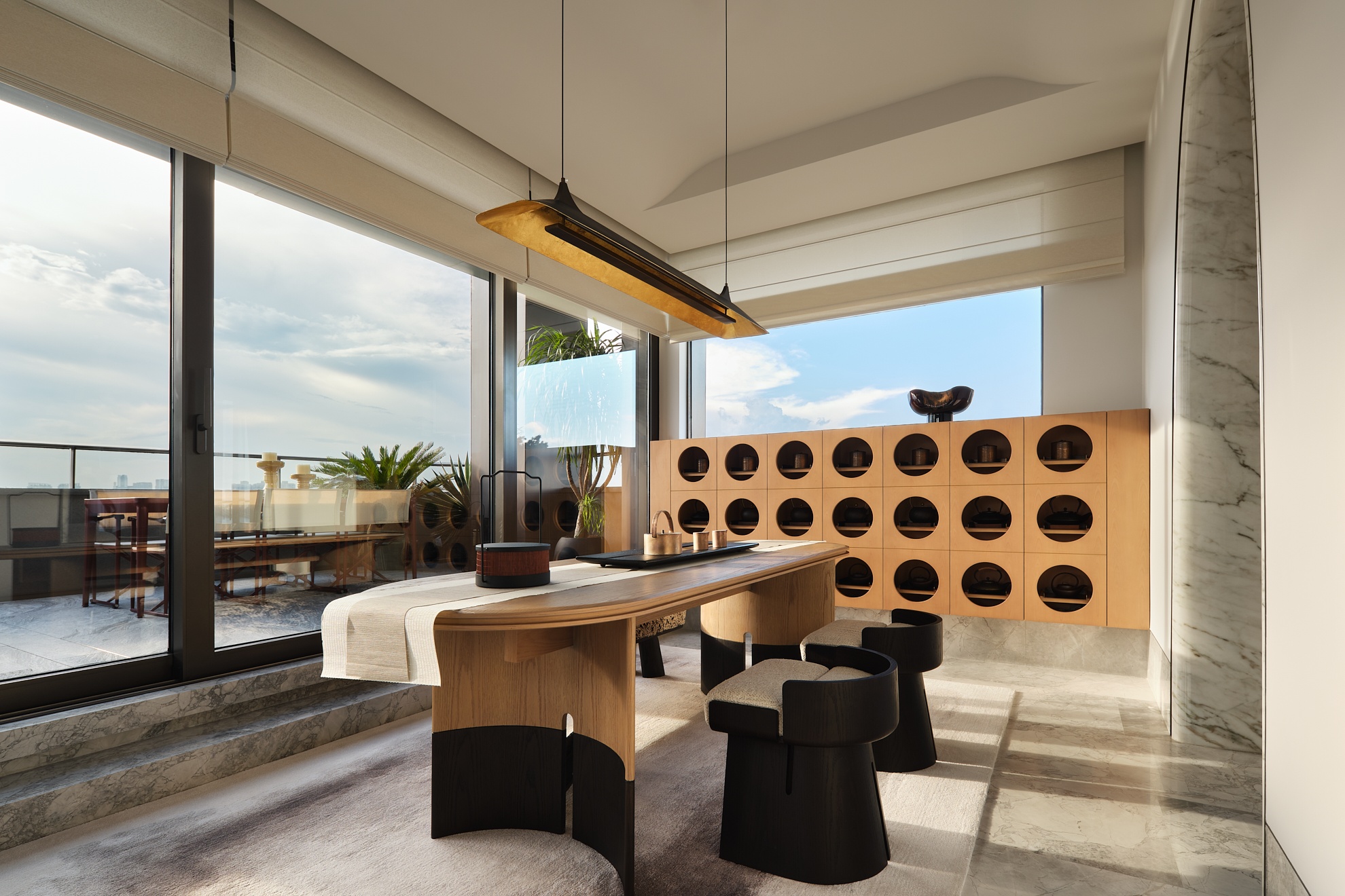 霍英东集团南天名苑复式丨中国广州丨硬装WJID维几设计,软装OPS观致设计-32