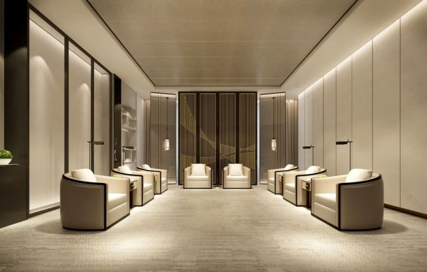 波光潋滟,舒展空间律动——青岛国信金融中心酒店-5