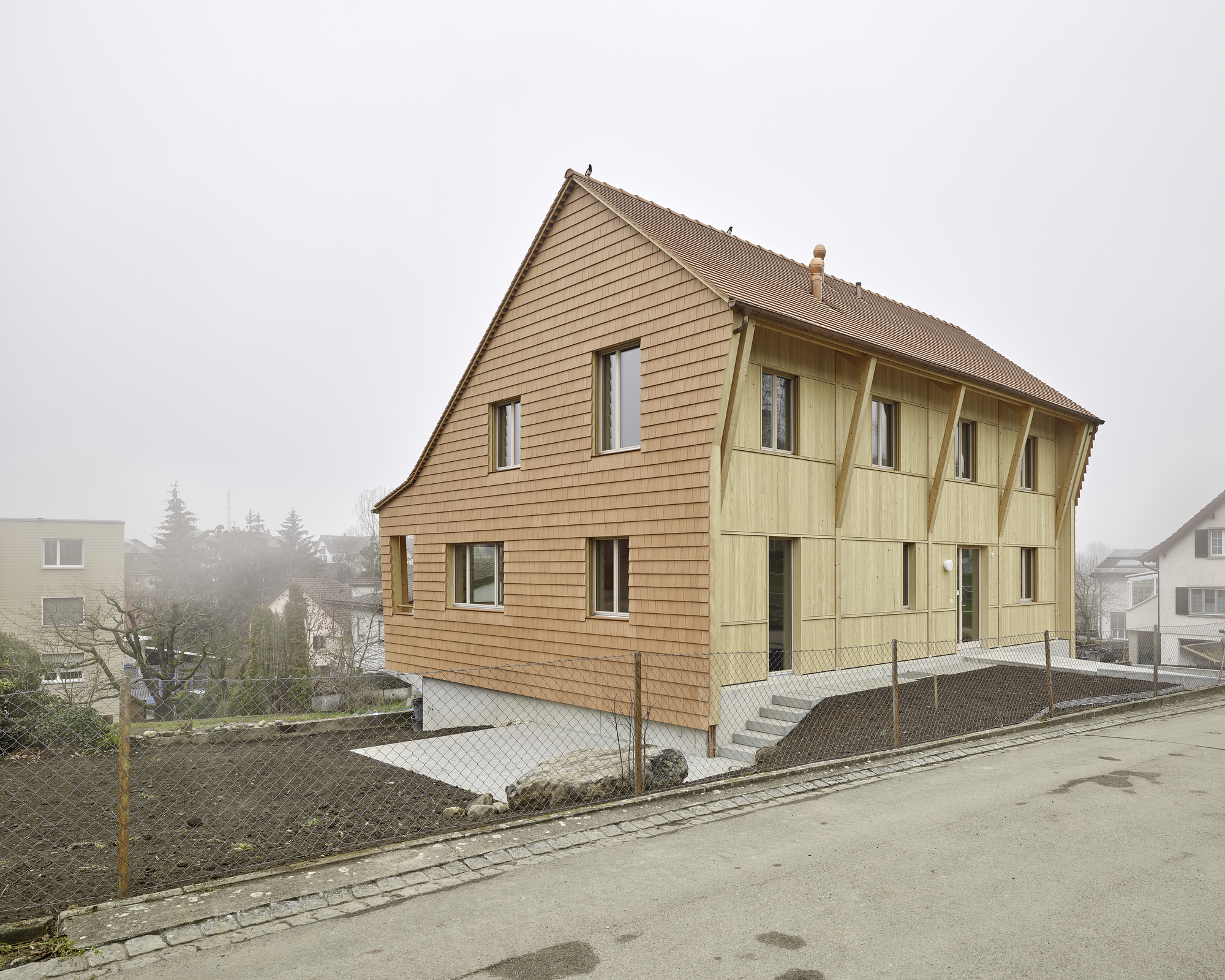 Schärrer House 自然材料打造的瑞士乡村家园-1