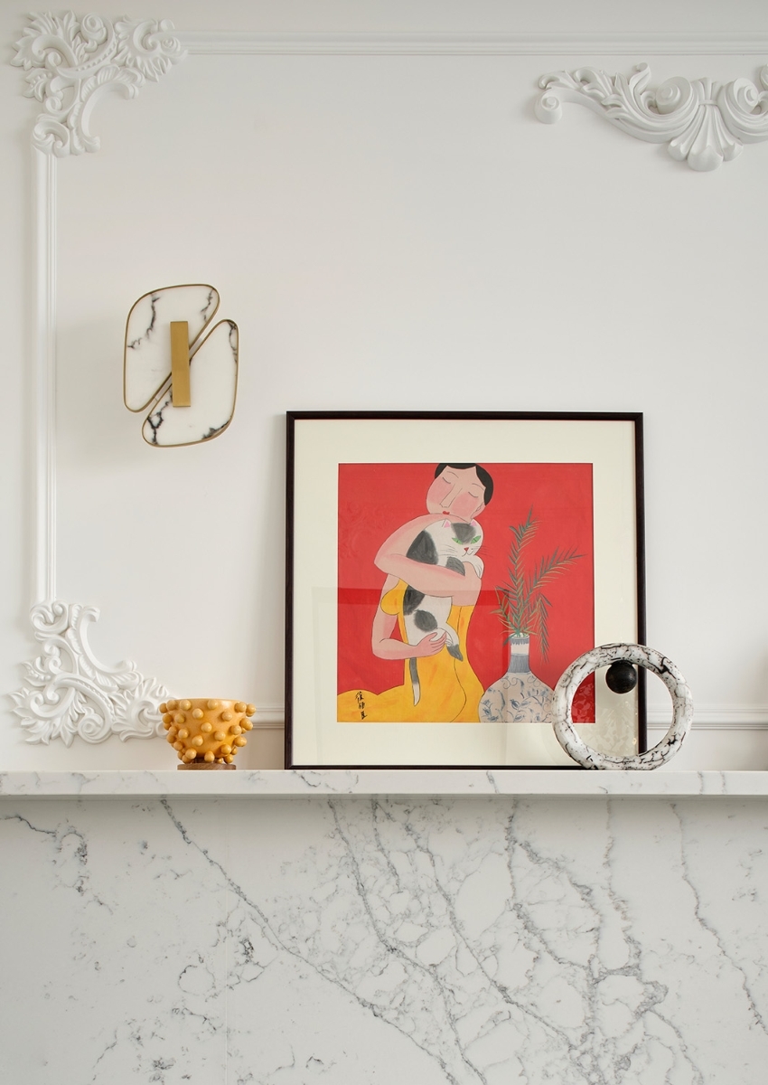 50平米巴黎公寓风格住宅室内设计丨设计师Влада Масорина-4