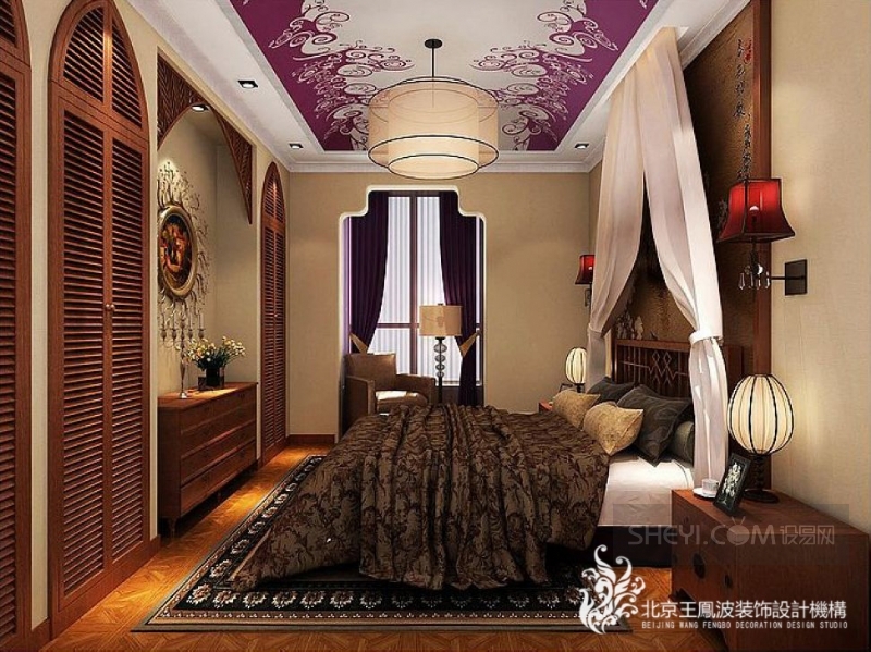 王凤波设计机构经典泰式风格的三口之家案例-4