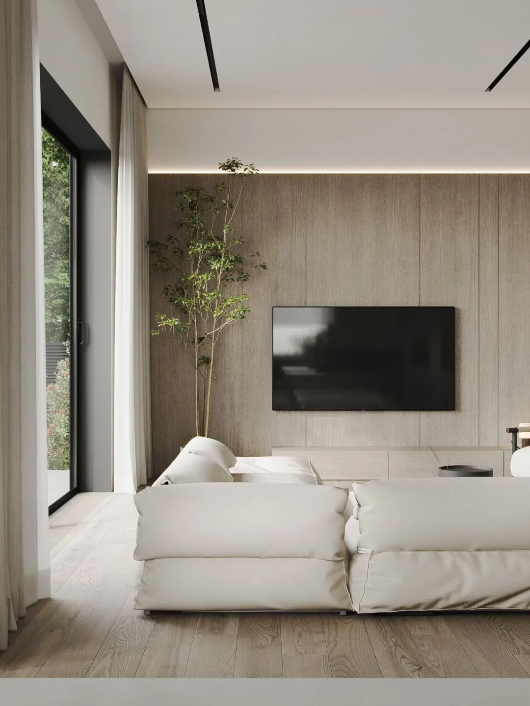 现代简约乡村风的居住空间-21