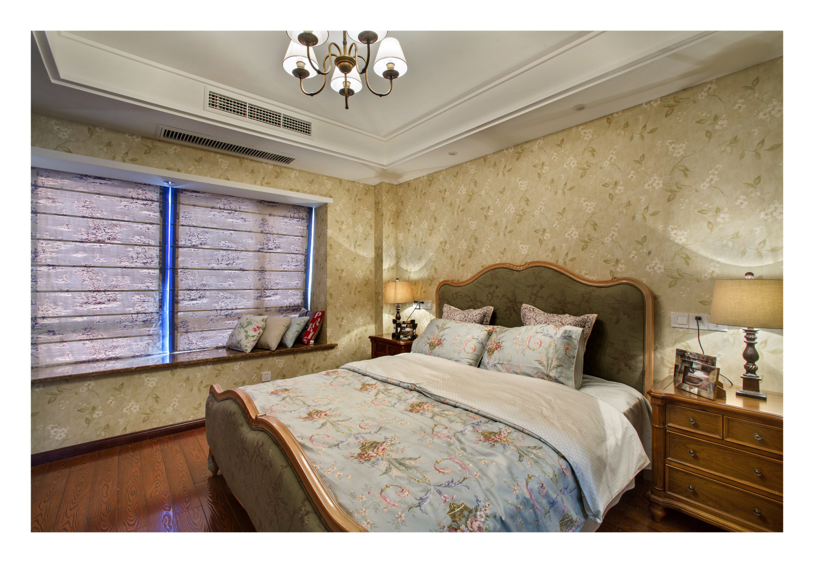 浙江宁波白金湾美式混搭风格两居室设计-13