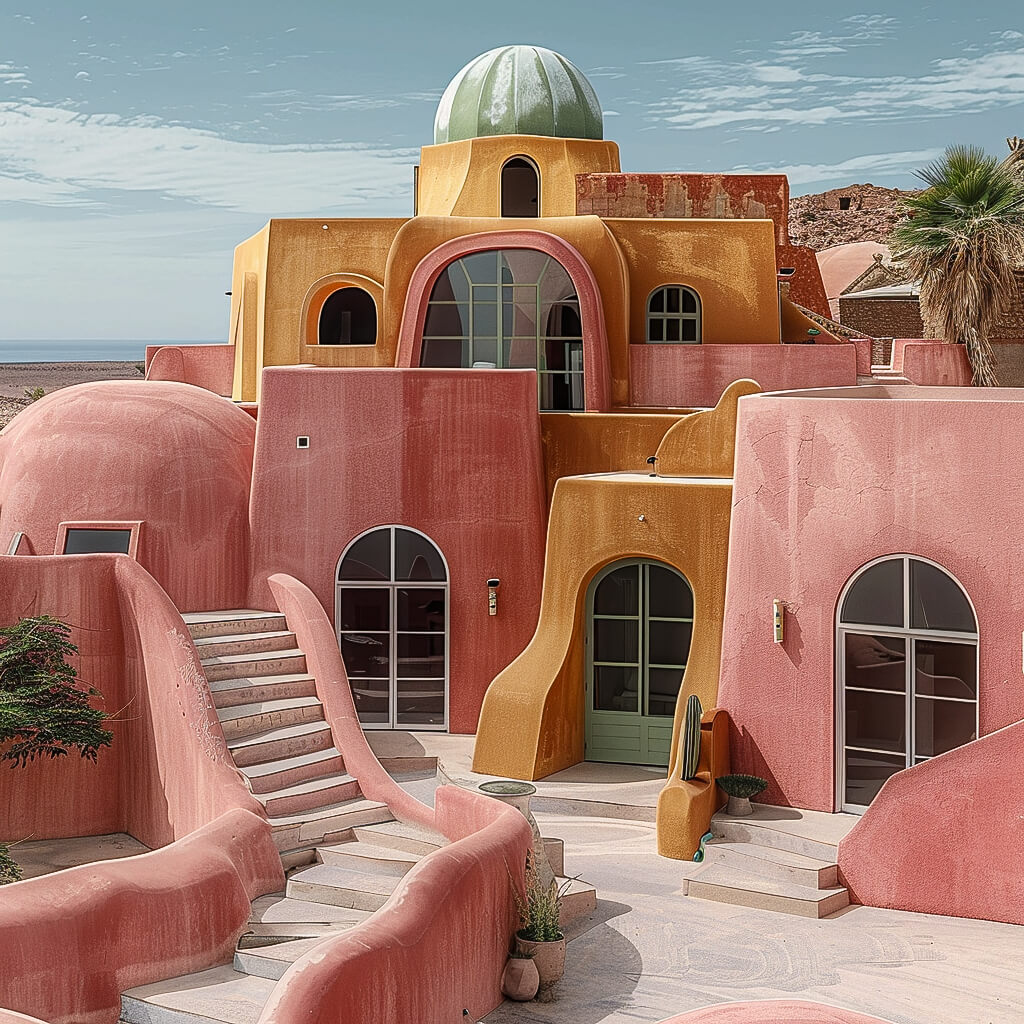 海岸七彩梦幻圆顶丨伊朗丨Mahdiye Amiri-8