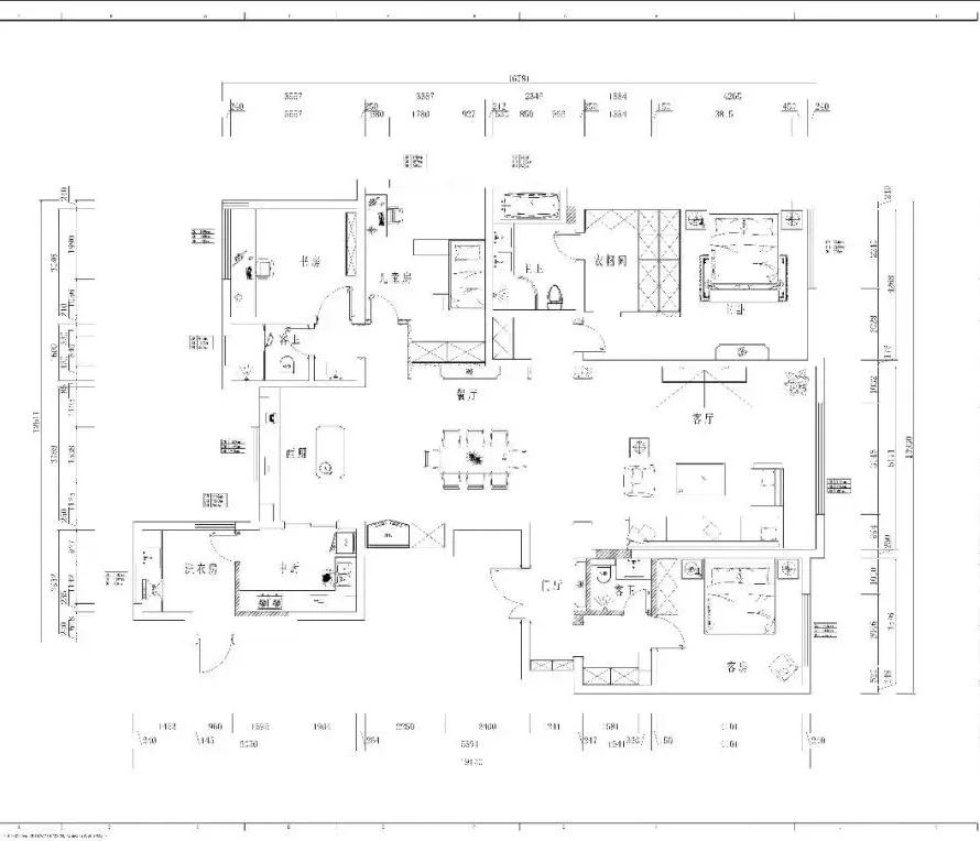 222㎡现代舒适家,充满生活趣味的精心设计-15