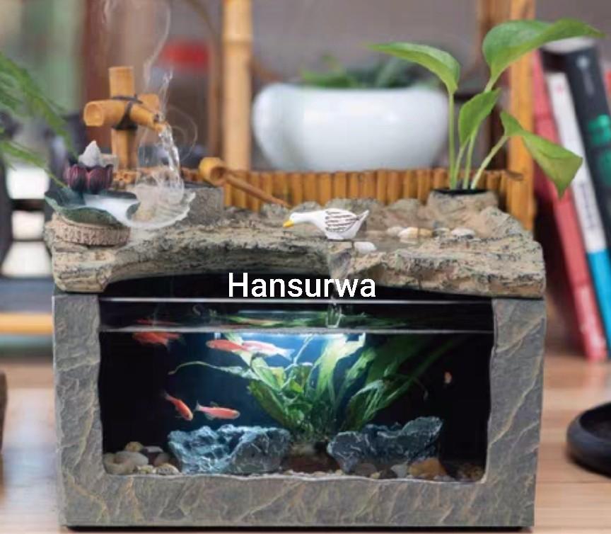 
家居仿石鱼缸 -2