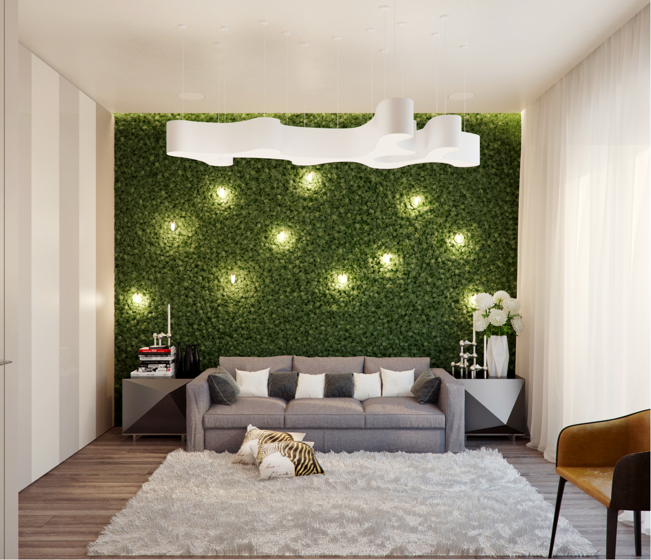 The interior of the apartment is 125 m  in a residential complex Felicita Alexandra Fedorova-12