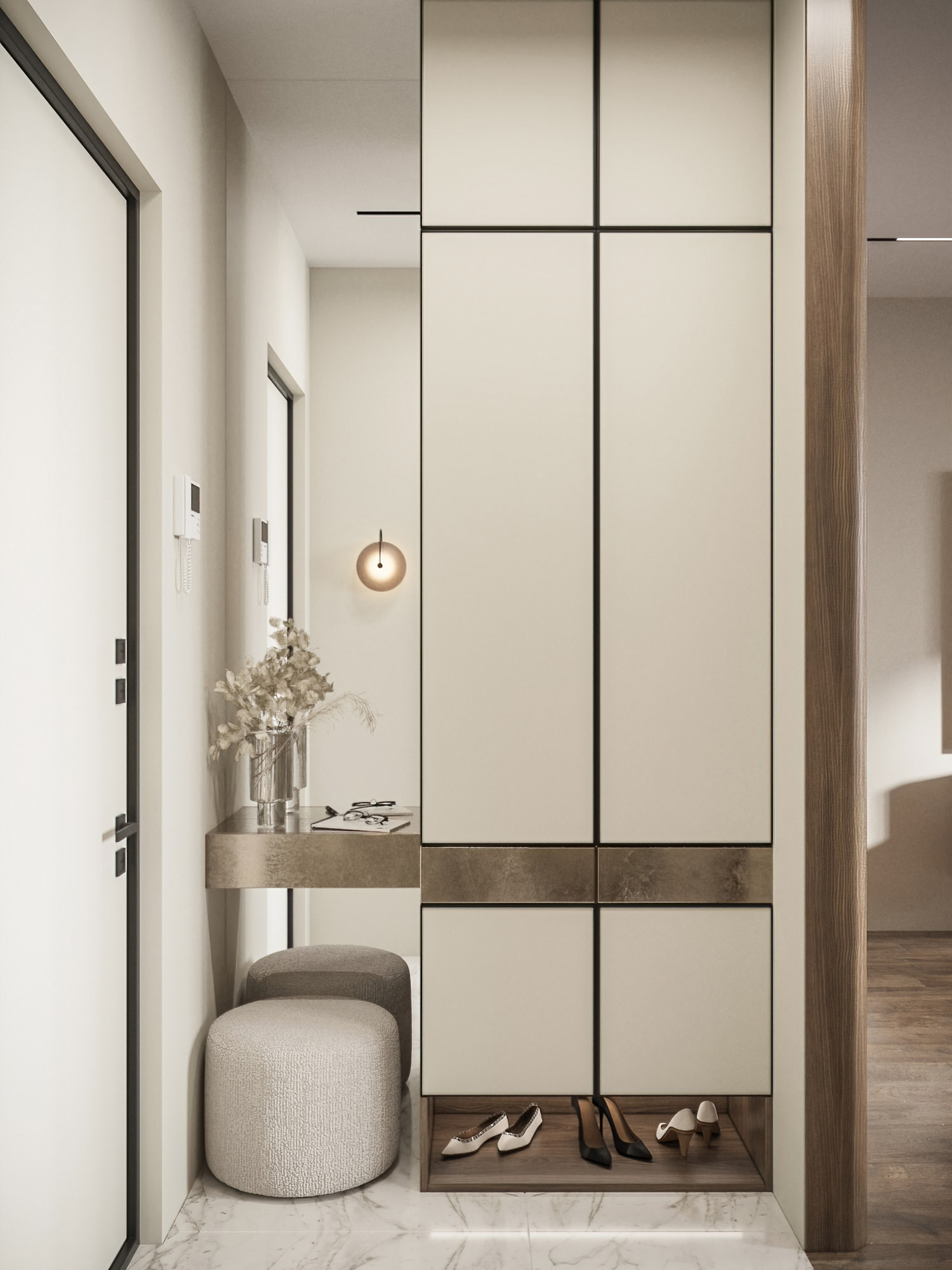 Квартира для девушки в стиле Джапанди-11