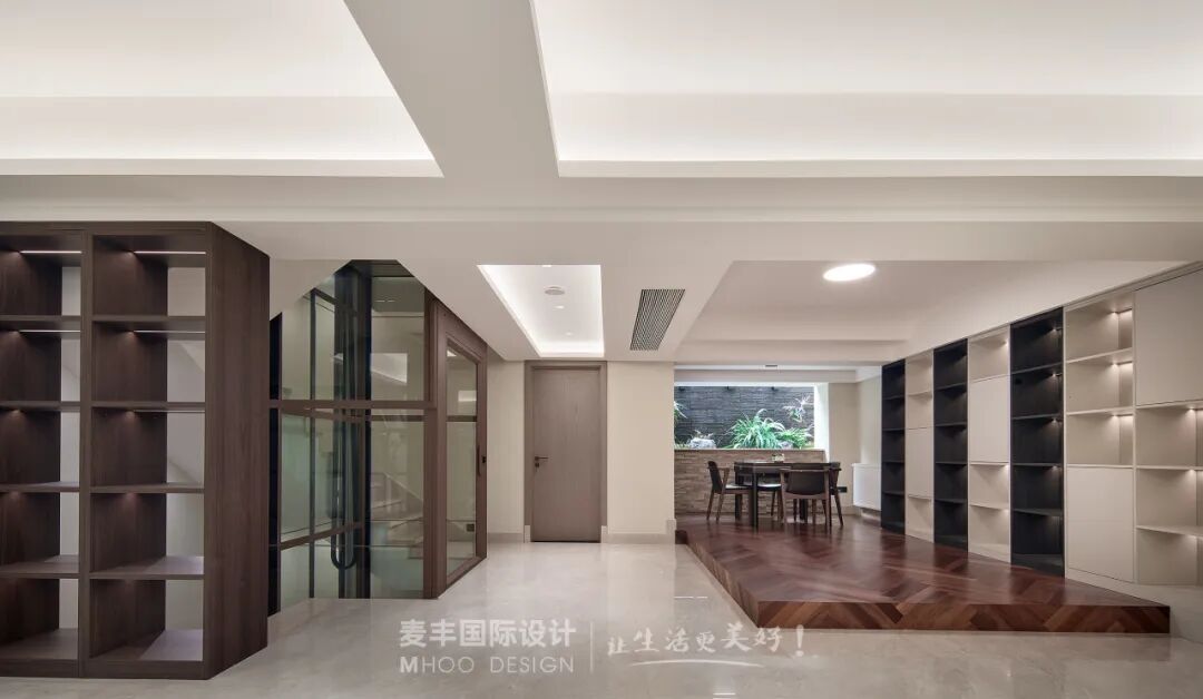 MHOO|市心府360㎡现代风：木中藏雅，无序藏奢-42