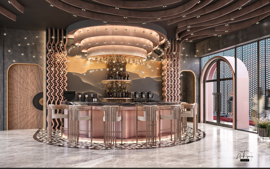 D'ART 餐厅和私人 Twitto 收藏店丨安哥拉丨ANTIQUE Studios-9