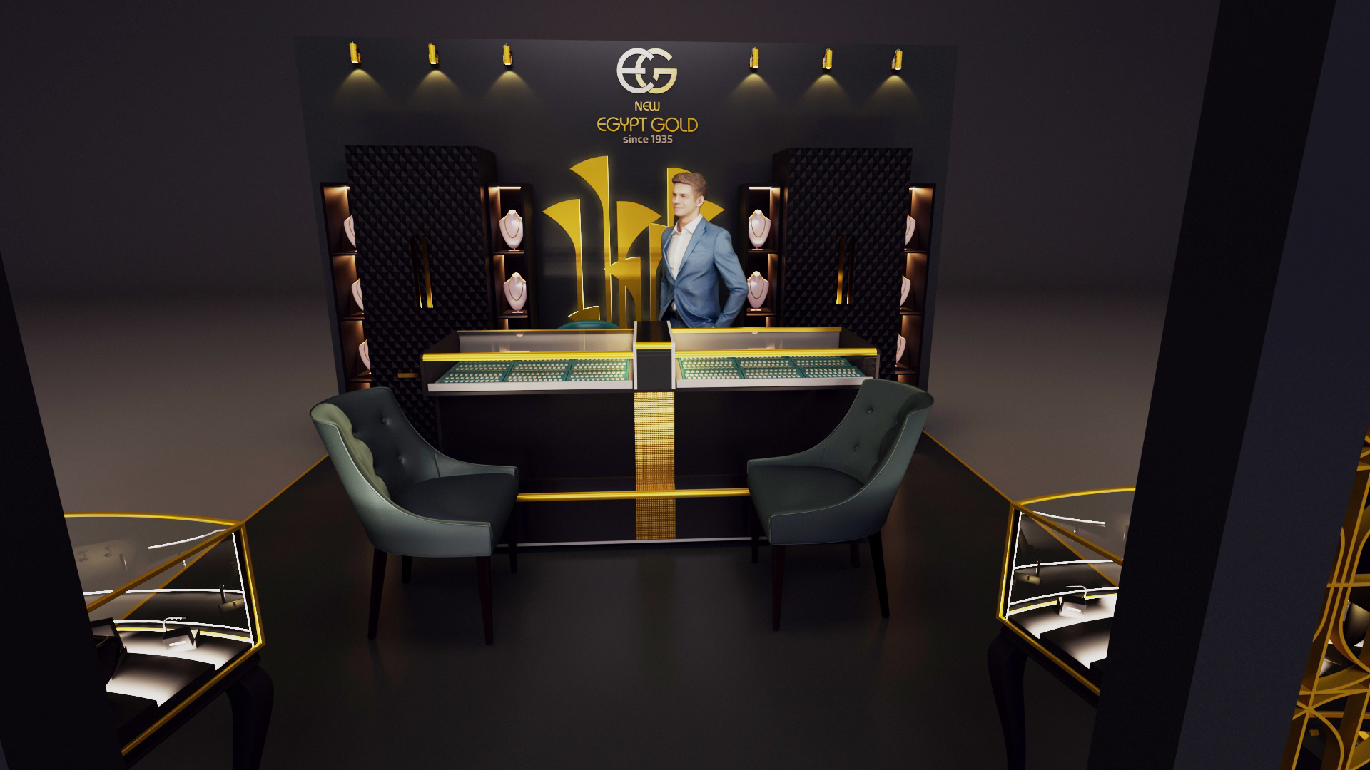 Egypt Gold Booth Display-7