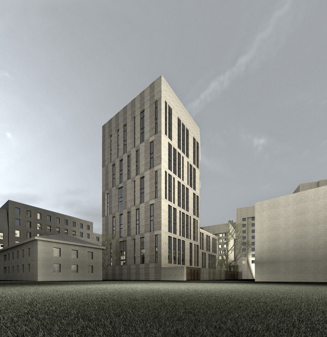 Burdenko街带地下停车场的公寓楼丨俄罗斯莫斯科丨Sergey Skuratov architects-48