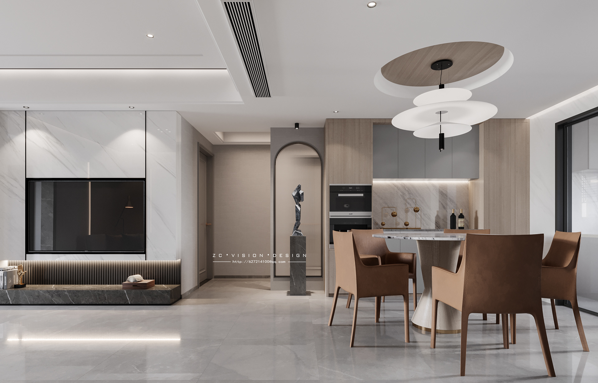 大气住宅 - 用极简诠释优雅的质感美学                     -5